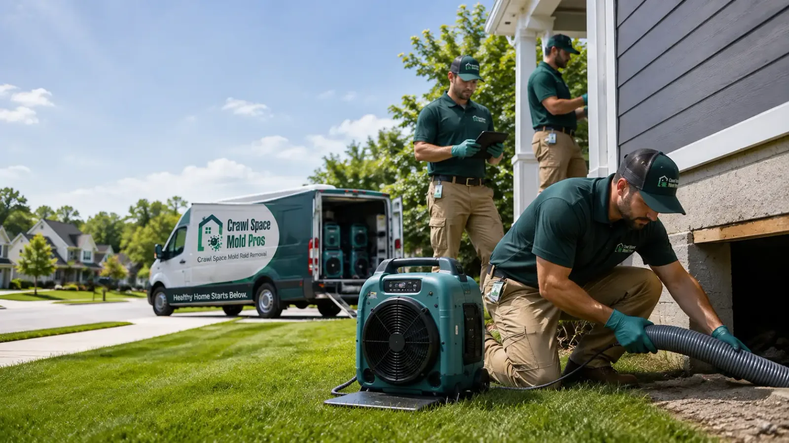 Crawl Space Mold Removal in Solomon, KS